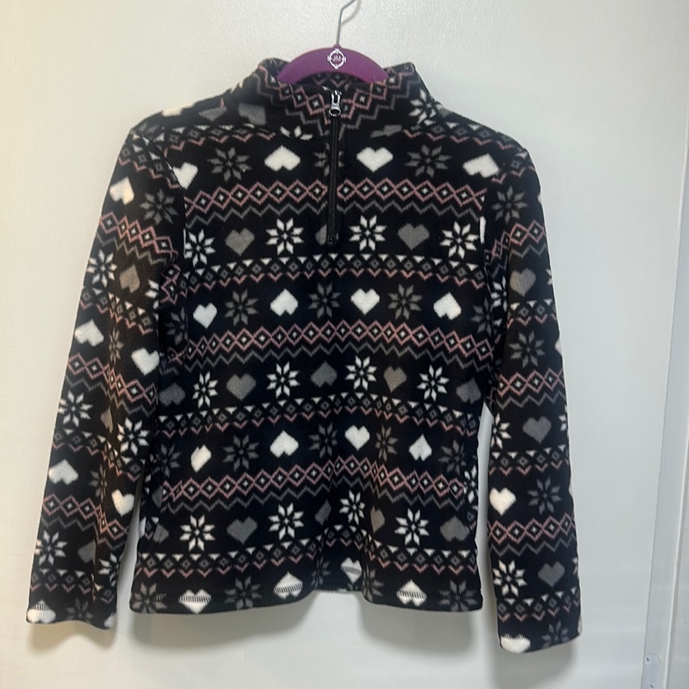 Girls Place fleece top size L